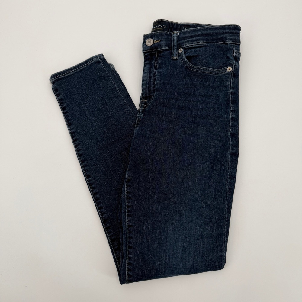 Lucky Brand Ava Skinny Jeans Womens 6/28 Dark Wash Indigo Stretch Denim Pants